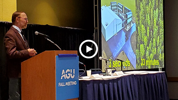 WHOI's Ken Buesseler presents at the AGU Conference