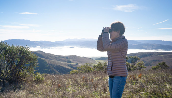 Elaine Dolcini on her ranch