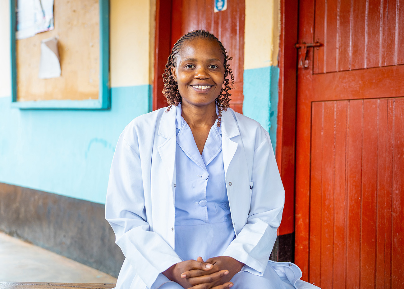 Nurse Grace in Tanzania