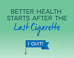 Better Health Starts After the Last Cigarette Infographic