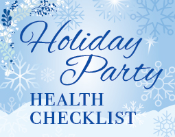 Holiday Party Health Checklist Infographic