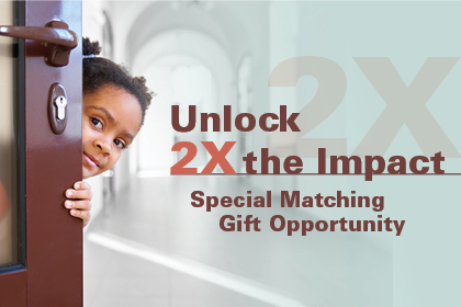 Unlock 2x the impact with a donation today.