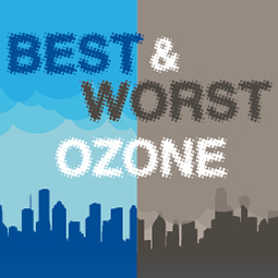 Best/Worst Cities for Ozone Pollution