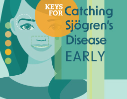 Keys for Catching Sjögren's Disease Early infographic thumbnail.