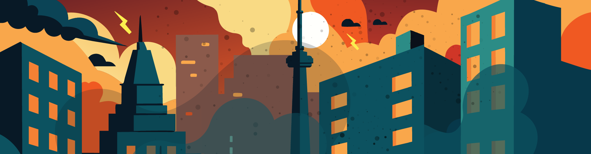 cartoon image of toronto