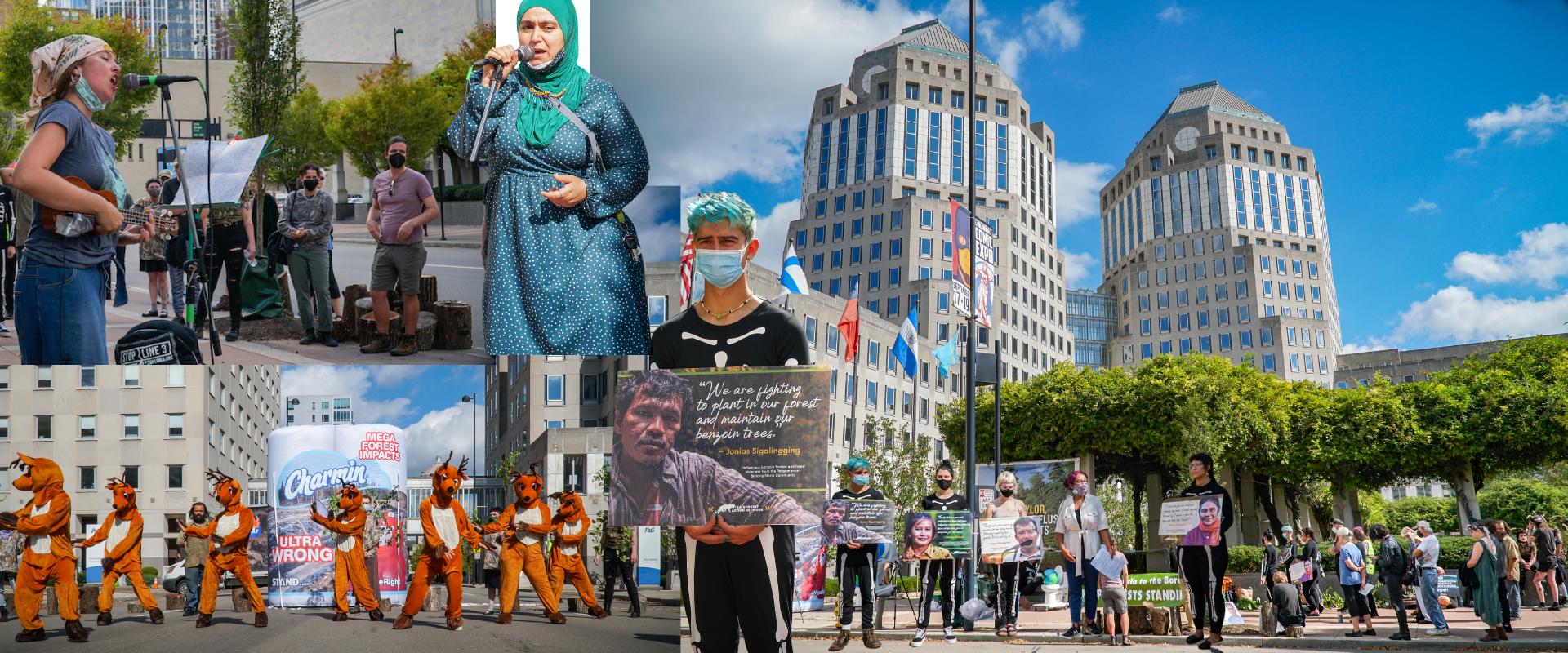 ACTIVISTS IN CINCINNATI ON OCTOBER 12