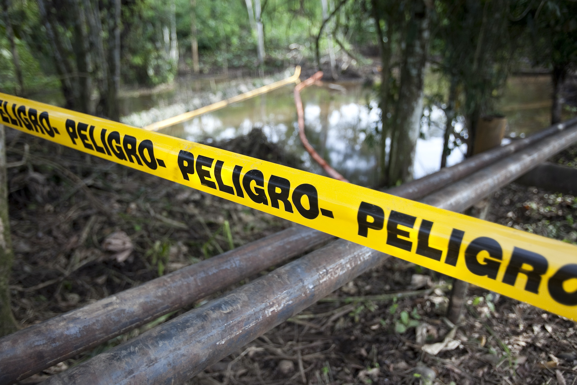 Oil spill in Ecuador
