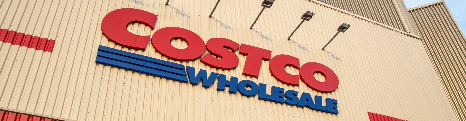 Shanghai, China - 3 Dec, 2023: Logo and shop of Costco in Shanghai, China. The retail giant opened its first store on the Chinese mainland in 2019 in Shanghai