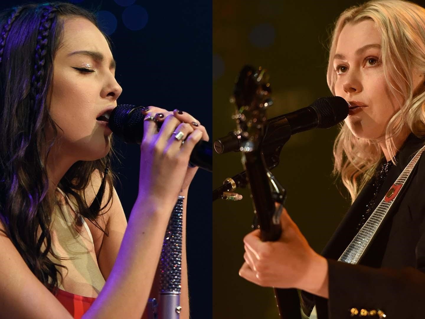 Olivia Rodrigo and Phoebe Bridgers.