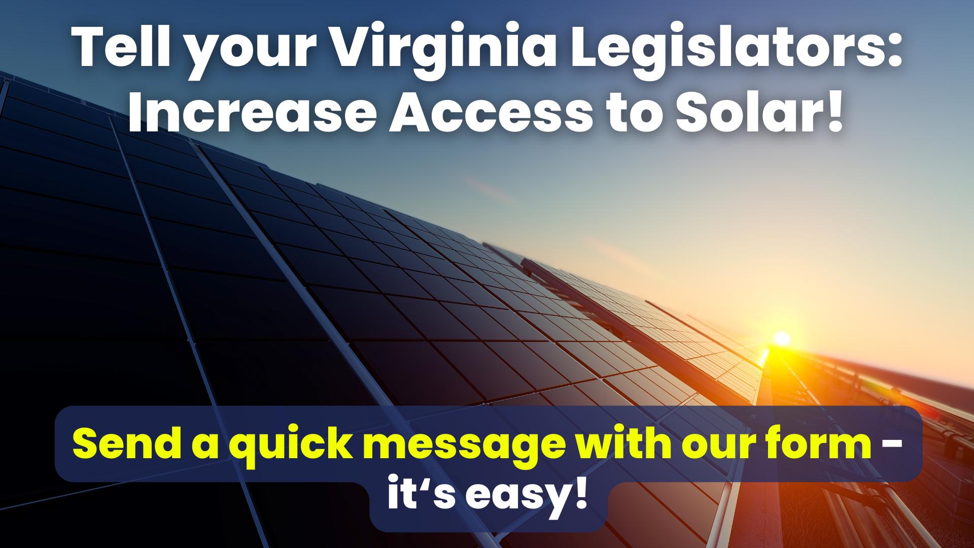 Solar Program Notice Climate Action Now