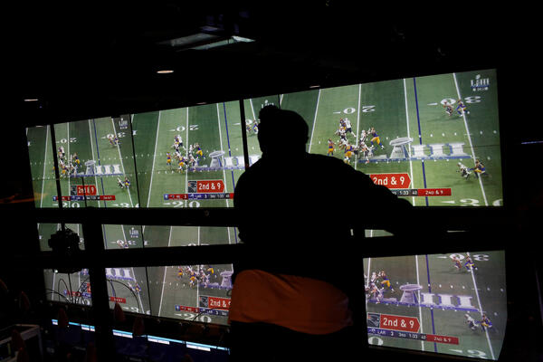 Sportsbetting during Super Bowl LIII
