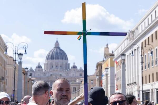 Rainbow cross