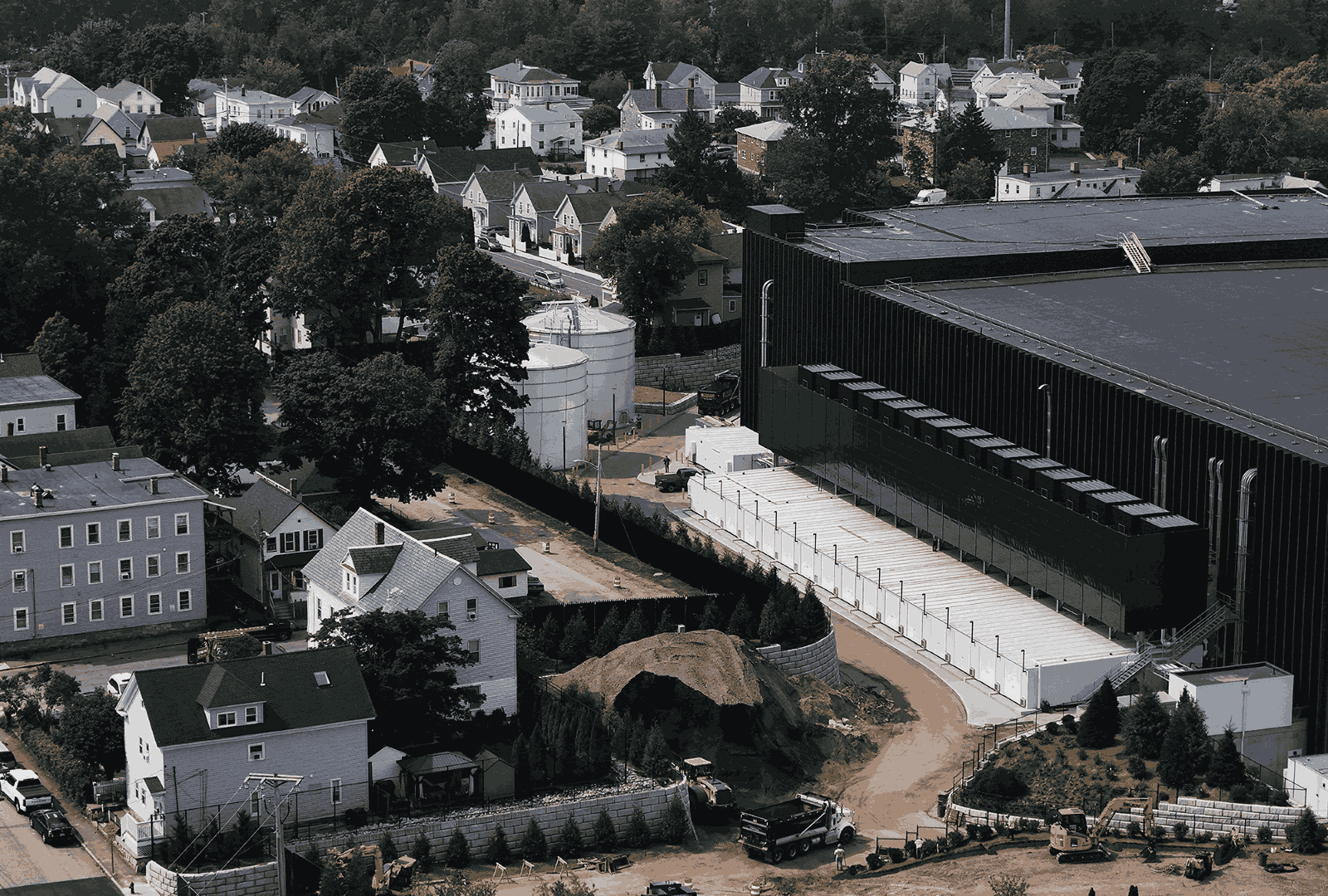 The Markley Group’s 350,000-square-foot data center in the Sacred Heart neighborhood of Lowell, Mass.