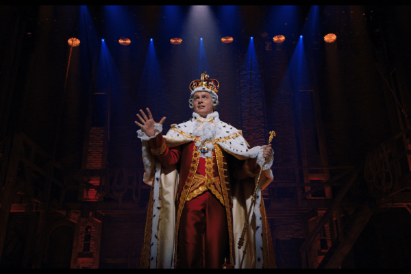 King George III in the musical 'Hamilton'