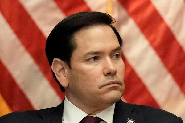 Marco Rubio attends a meeting of the Eradicating Anti-Christian Bias Task Force (April 2026)