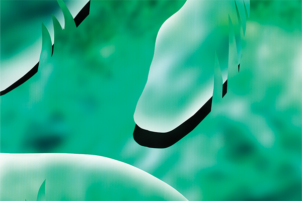 Artistic image of a snake