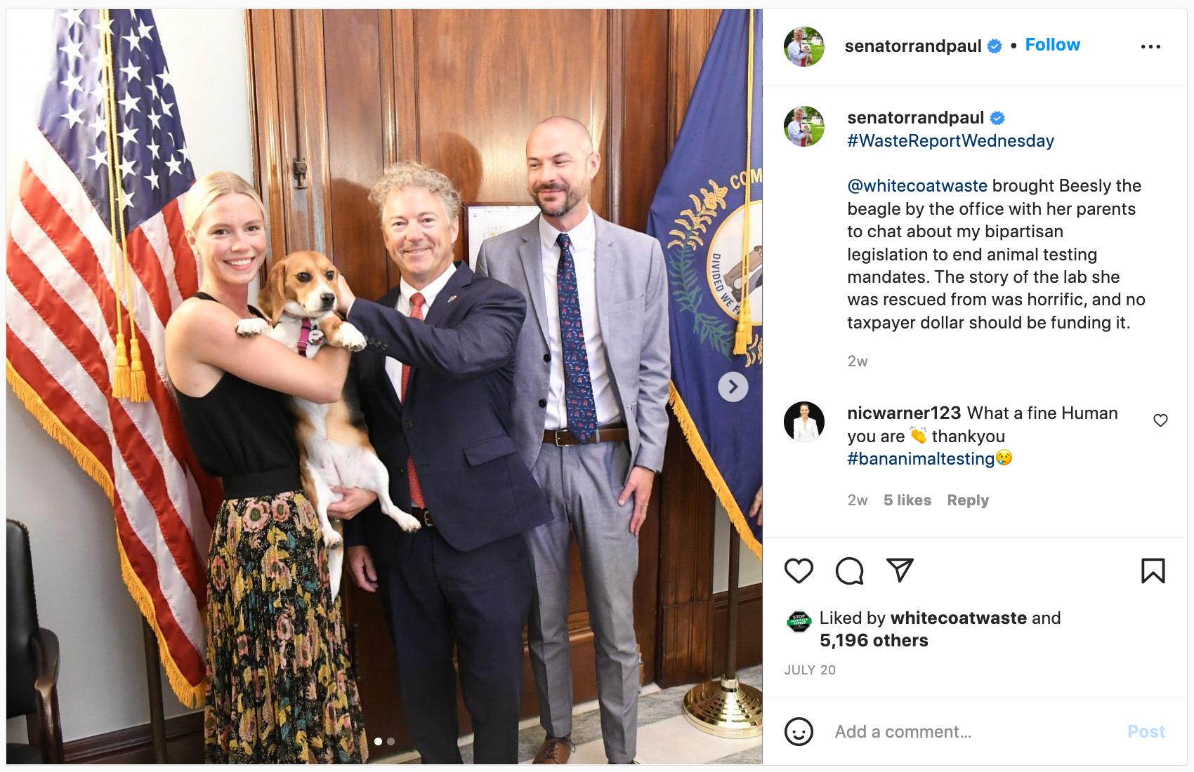 Rand Paul Instagram