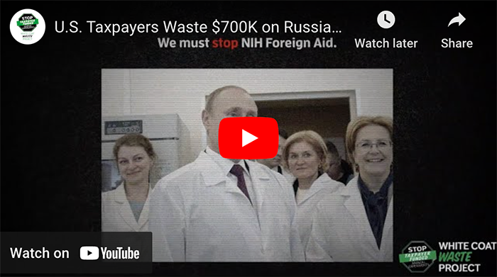 Stop NIH Foreign funding