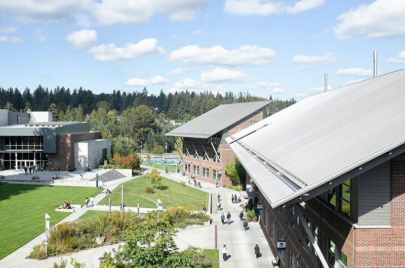photo of a college campus