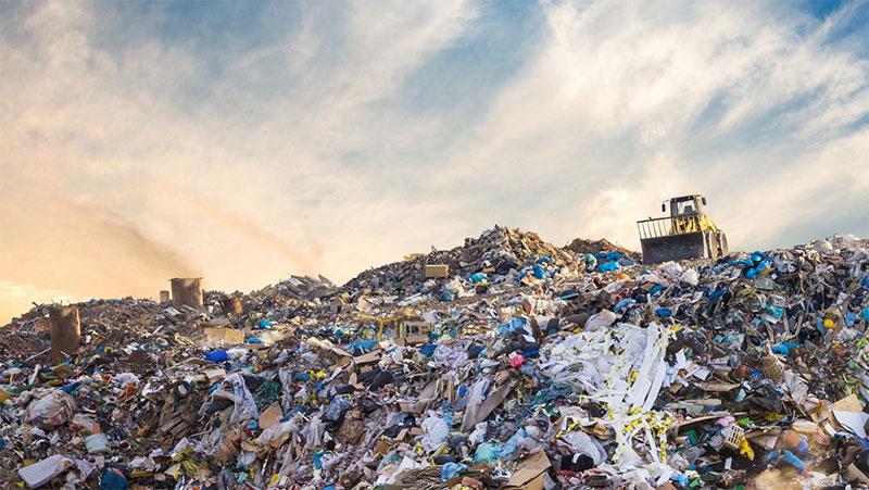 photo of a giant pile of refuse