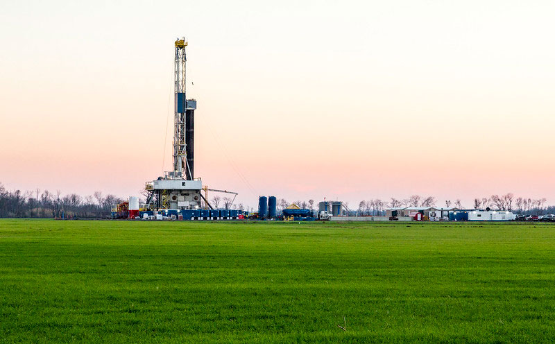Natural Gas Fracking tower