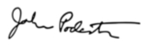 signature of John Podesta