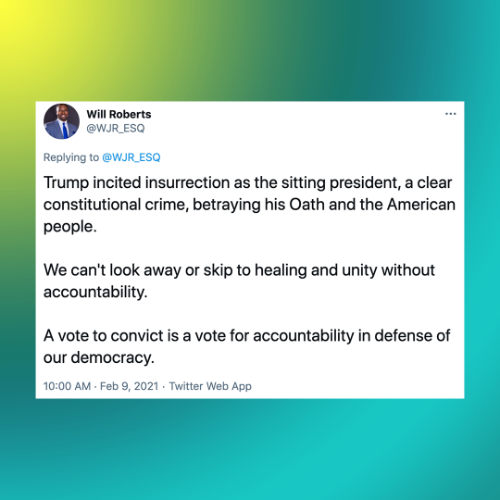 Trump  incited insurrection as the sitting president. 