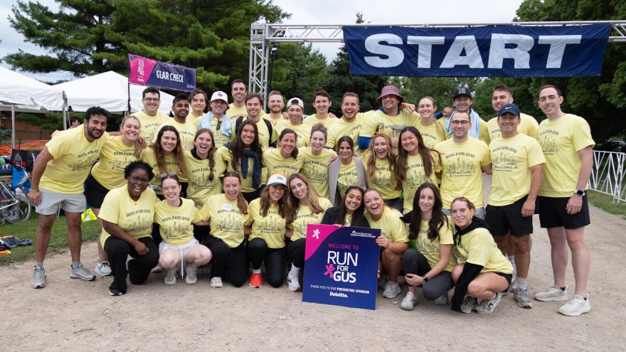 Run for Gus Group Photo at Start