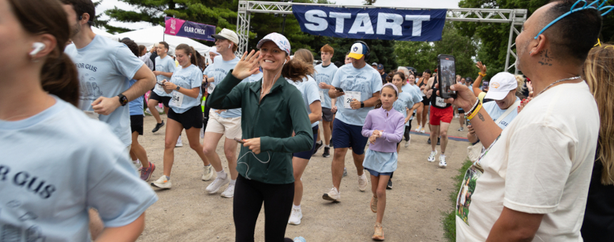 Run for Gus start gate