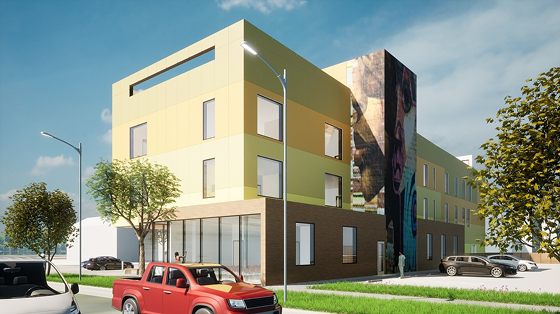 Austin HOPE Center rendering