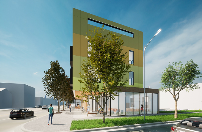 Rendering of Austin HOPE Center