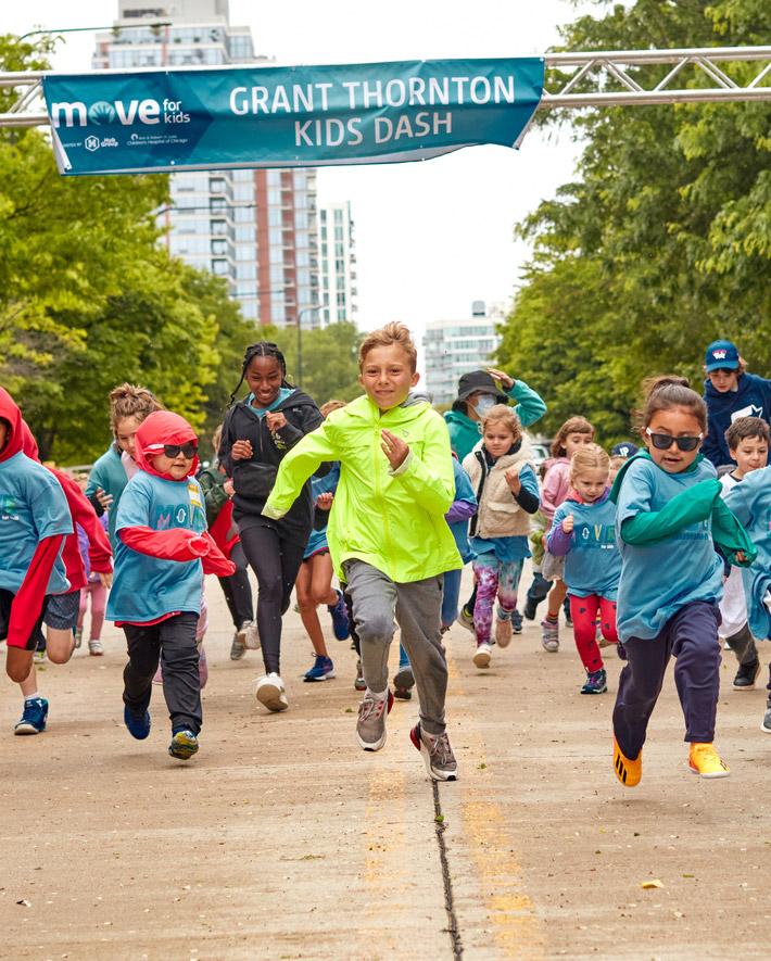 A runner waiving