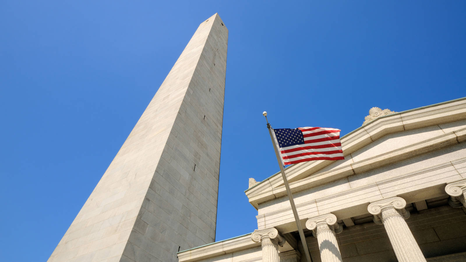 Bunker Hill Monument in Boston, Massachusetts