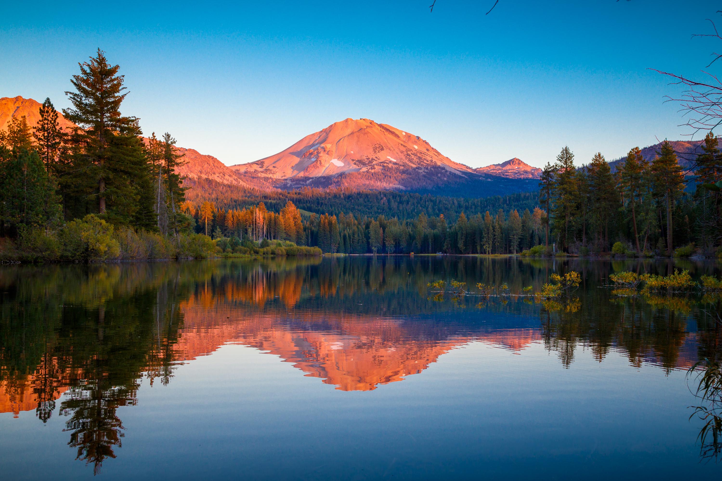 Sunset at Lassen Peak, Lassen Volcanic National Park
