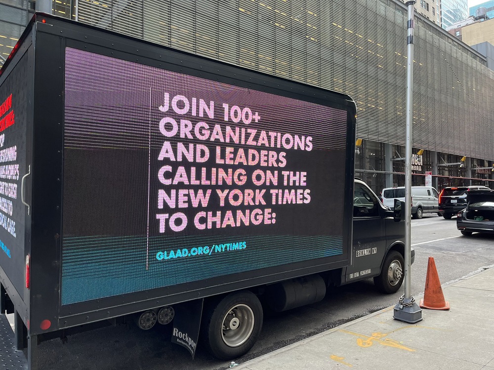 NYT Mobile Billboard