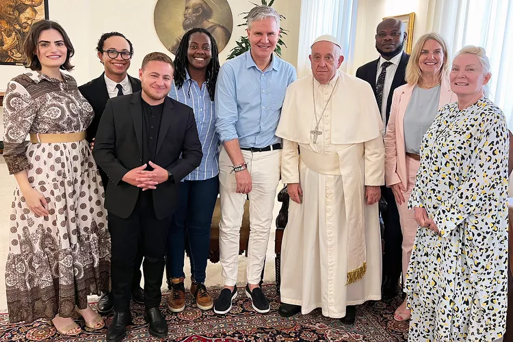 GLAAD Team & Pope Francis