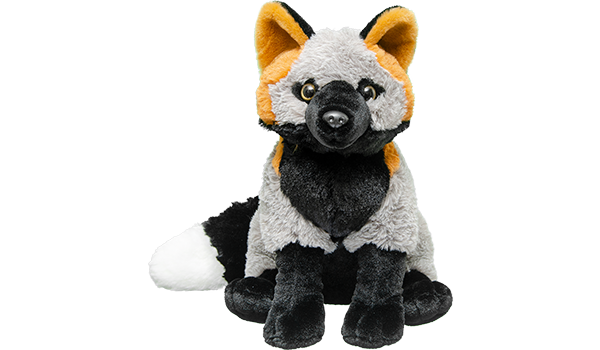 Cross fox plush