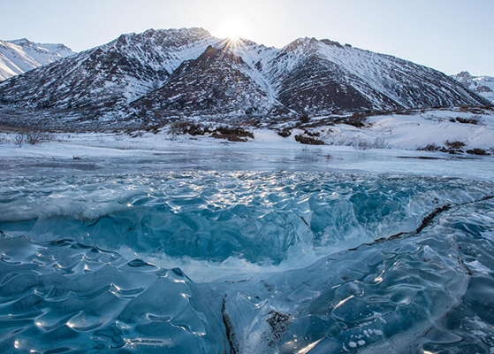 Arctic Refuge icy landscape