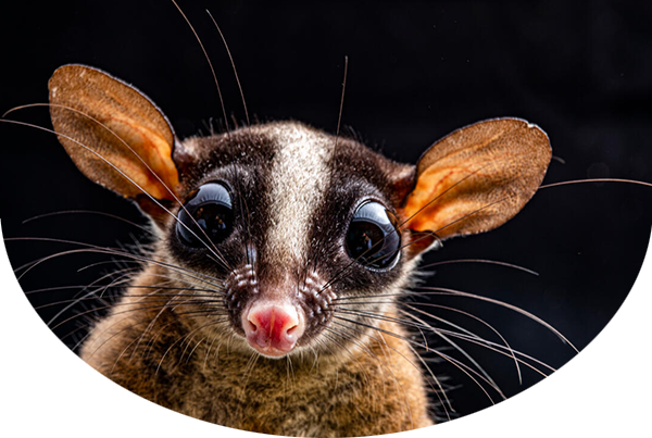 Brush-tailed Opossum (Glironia venusta) during the Guainía 2021 Expedition, Colombia.