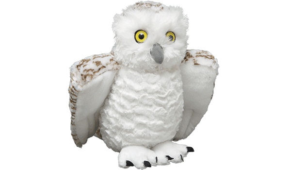 Snowy owl plush