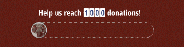 Help us reach our goal of 5,000 donations!