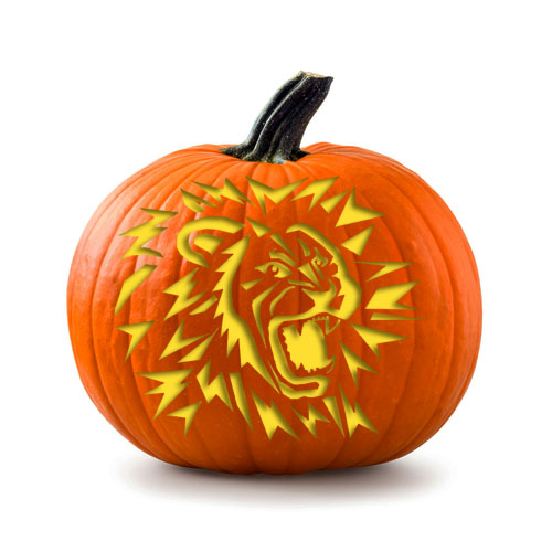 lion pumpkin stencils