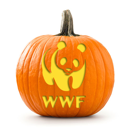 Panda Pumpkin Stencil