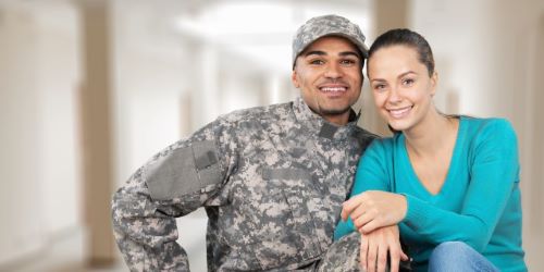 Military couple