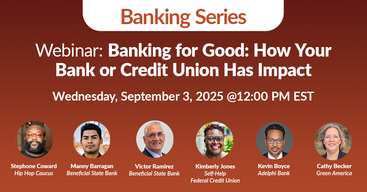 Webinar: Banking for Good