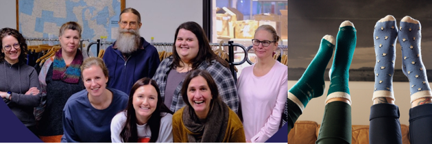 Wool Snuggle Socks, made-in-the-USA by Maggie’s Organics