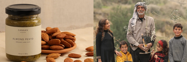 Organic, Fair Almond Pesto, by Canaan Palestine