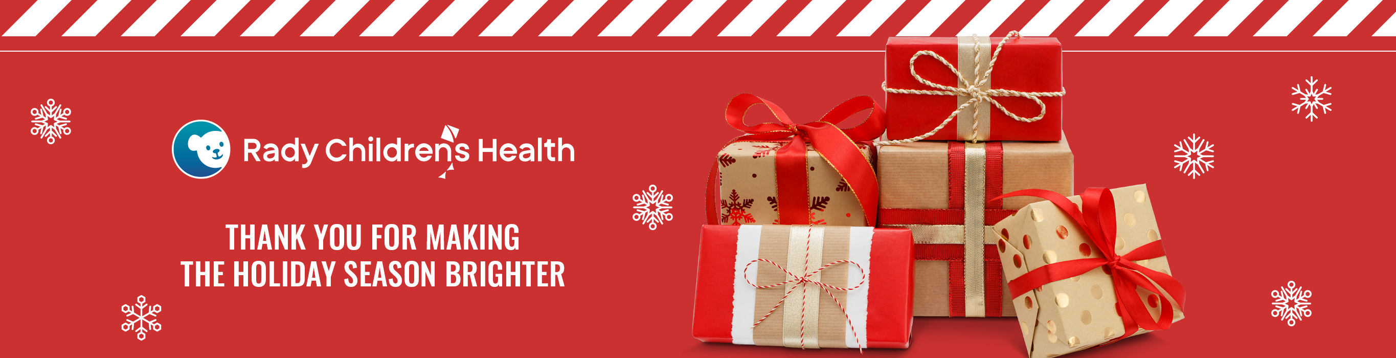 Thank you for making the holiday season brighter