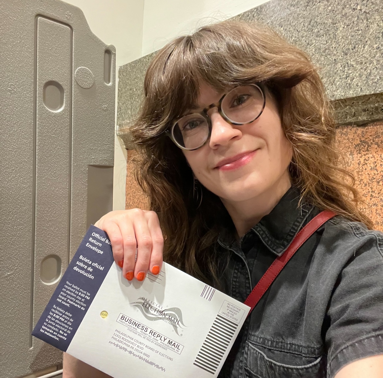 Eva with PA mail-in ballot