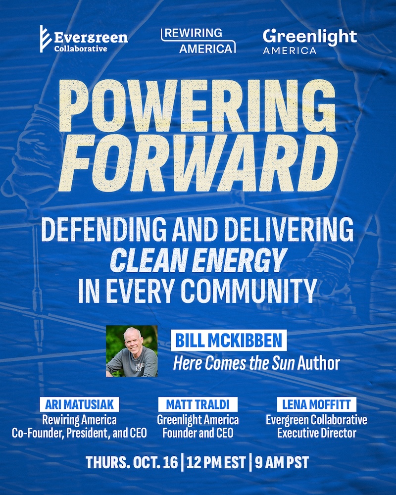 Powering Forward event poster